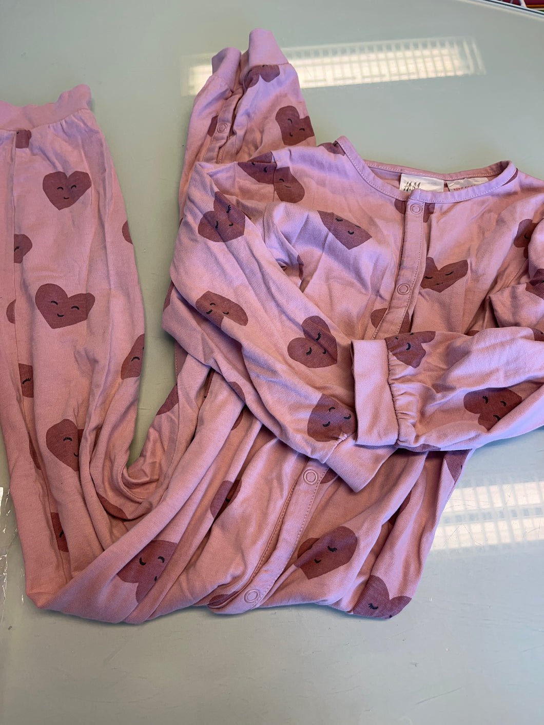 Pyjamas hjärtan hm 104