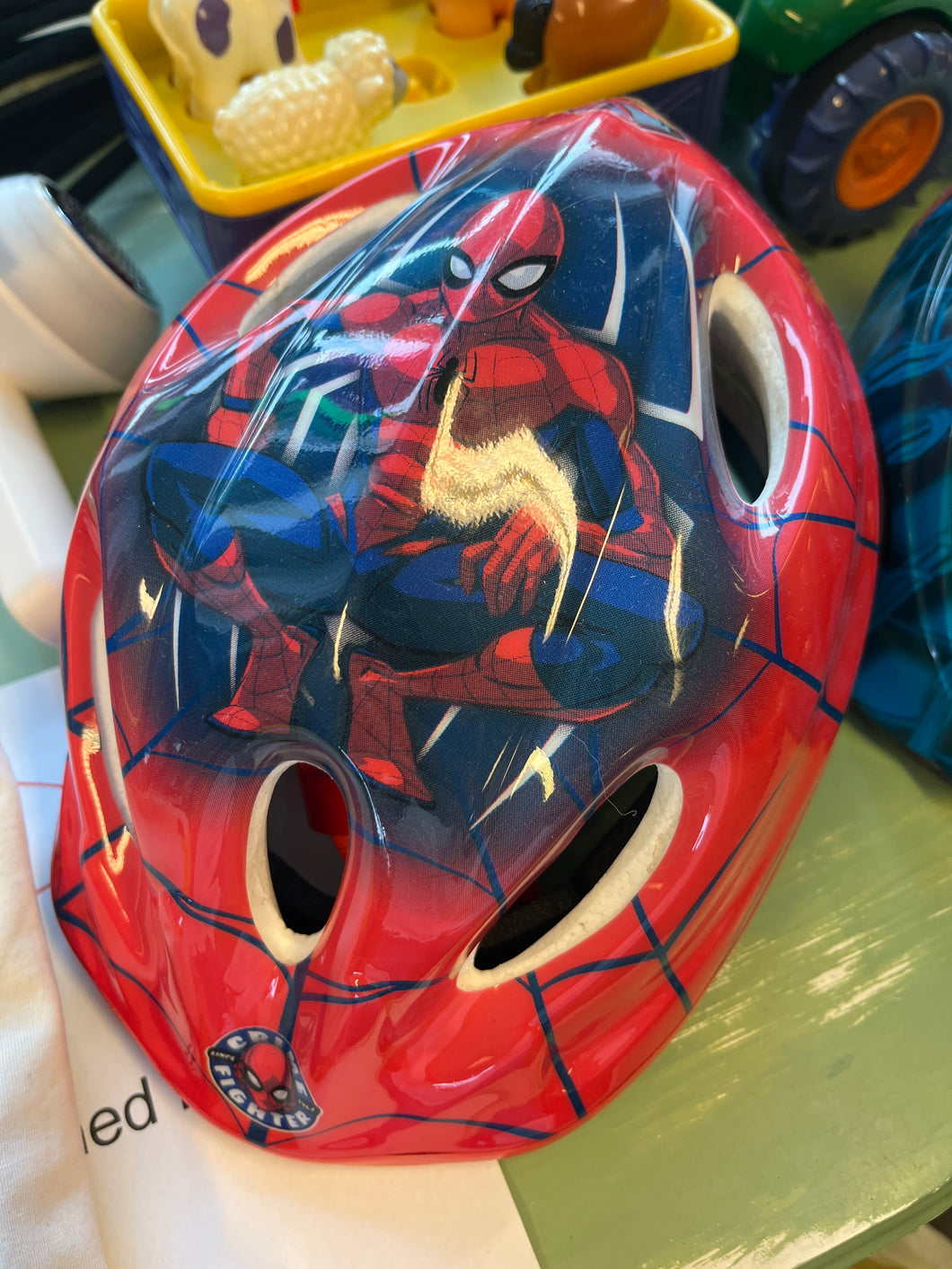 Cykelhjälm Spiderman 52/56