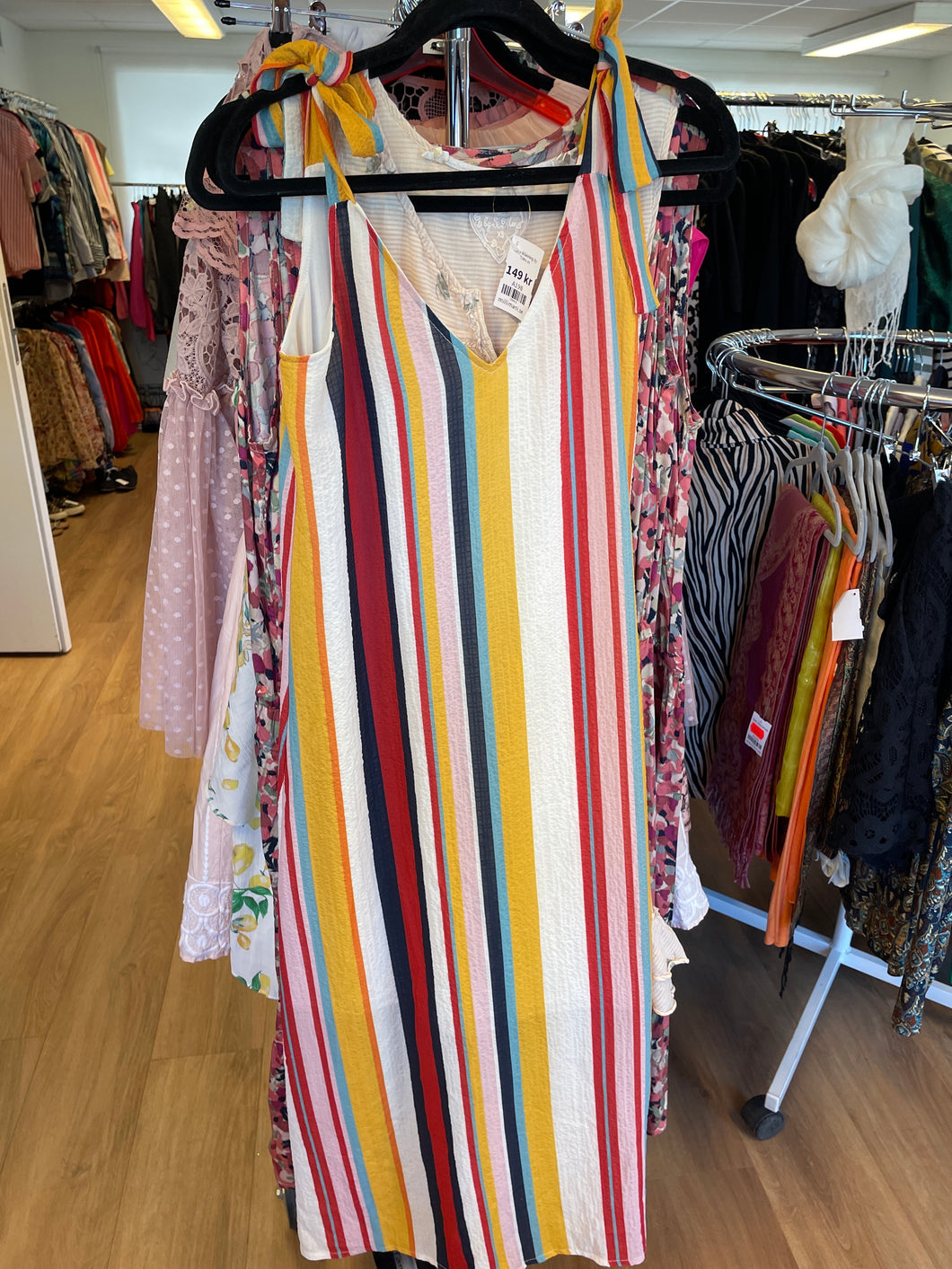 Randig klänning Pull & Bear M