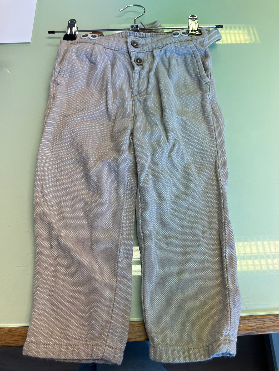 Beige hängselbyxor Newbie 86