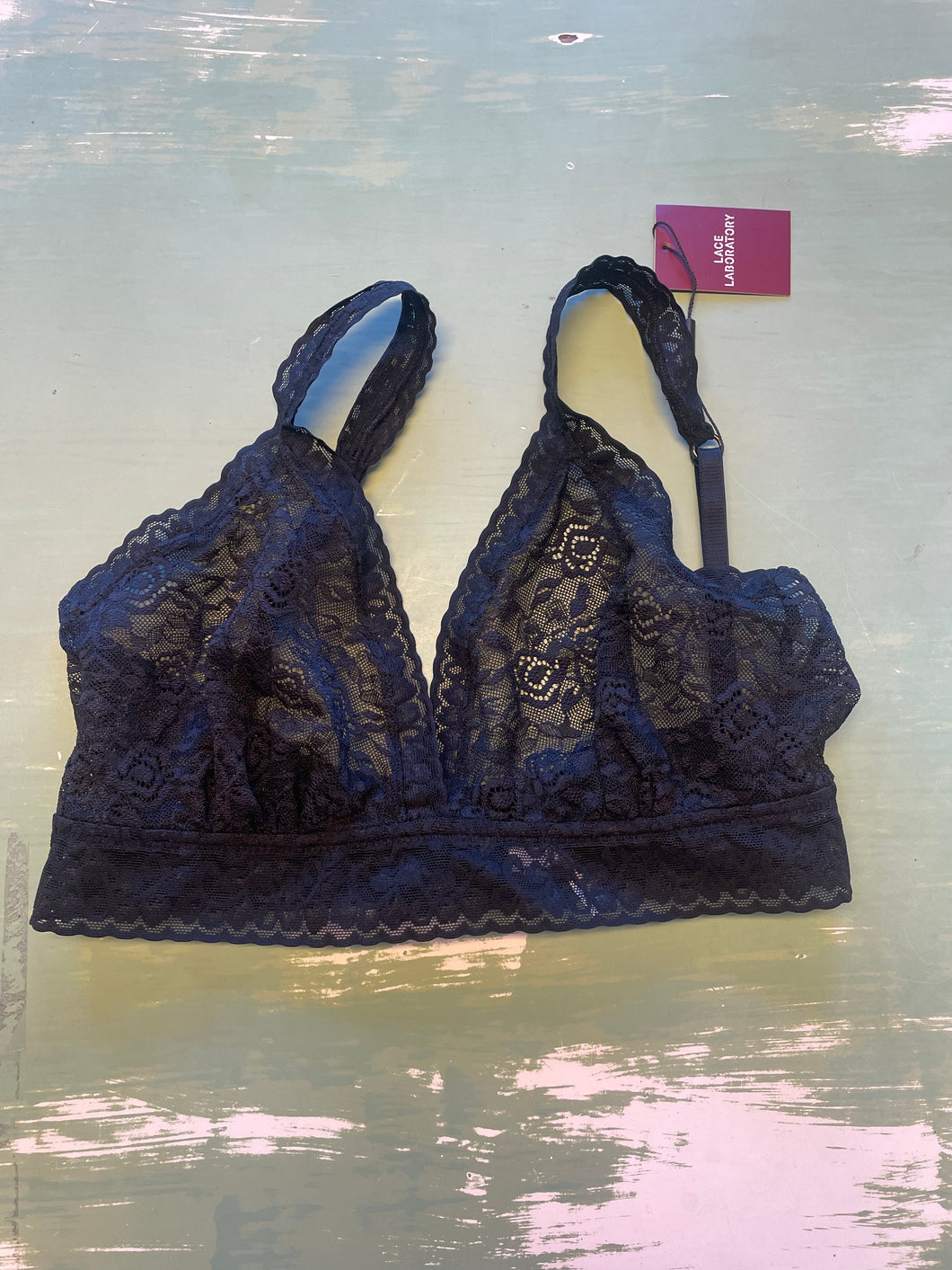 Svart top Lace Laboratory L