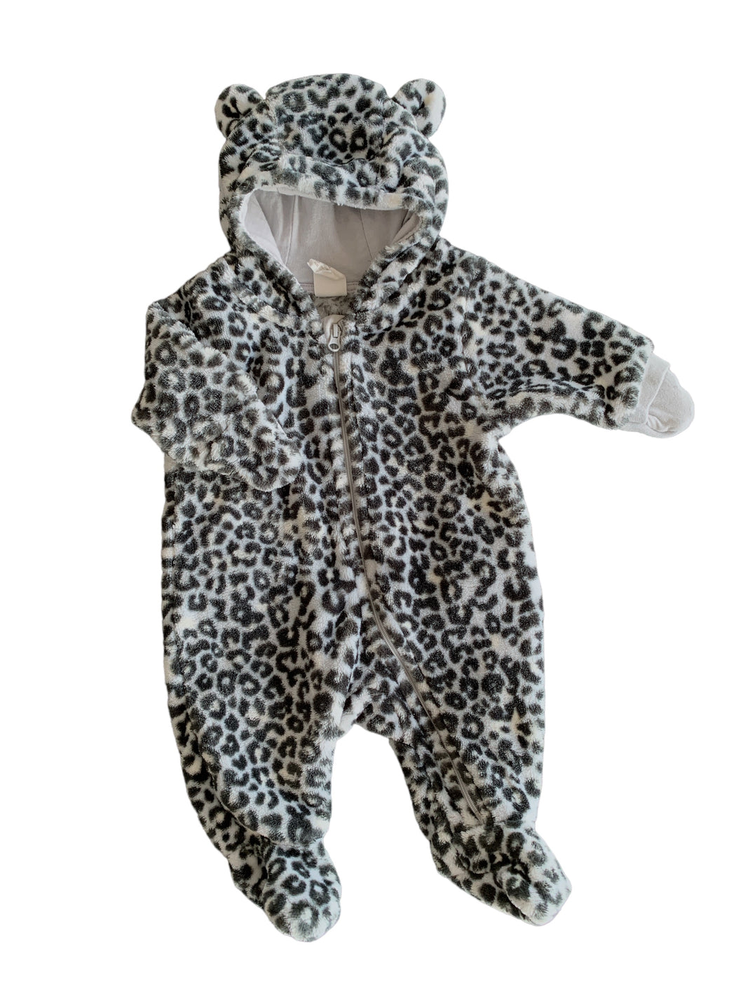 Fleeceoverall leopard H&M 50