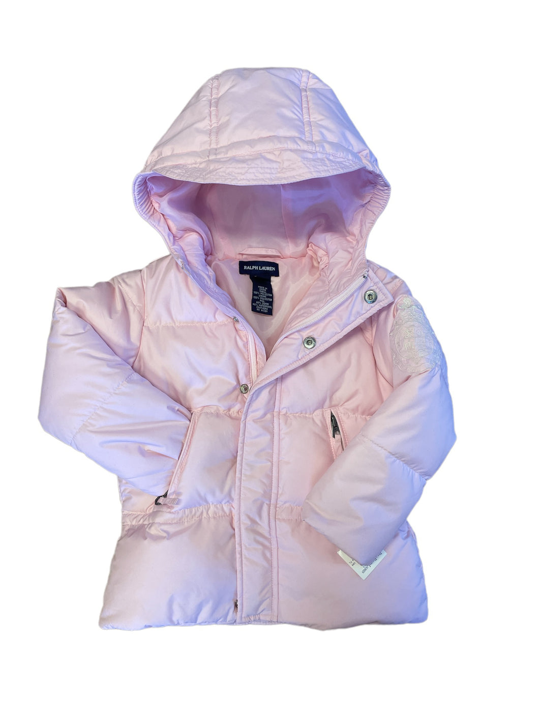 Oanvänd Rosa jacka Polo Ralph Lauren Bath Pink 3Y
