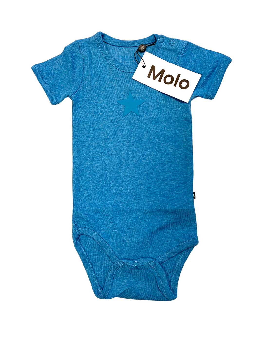 Blå kortärmad body Molo 62