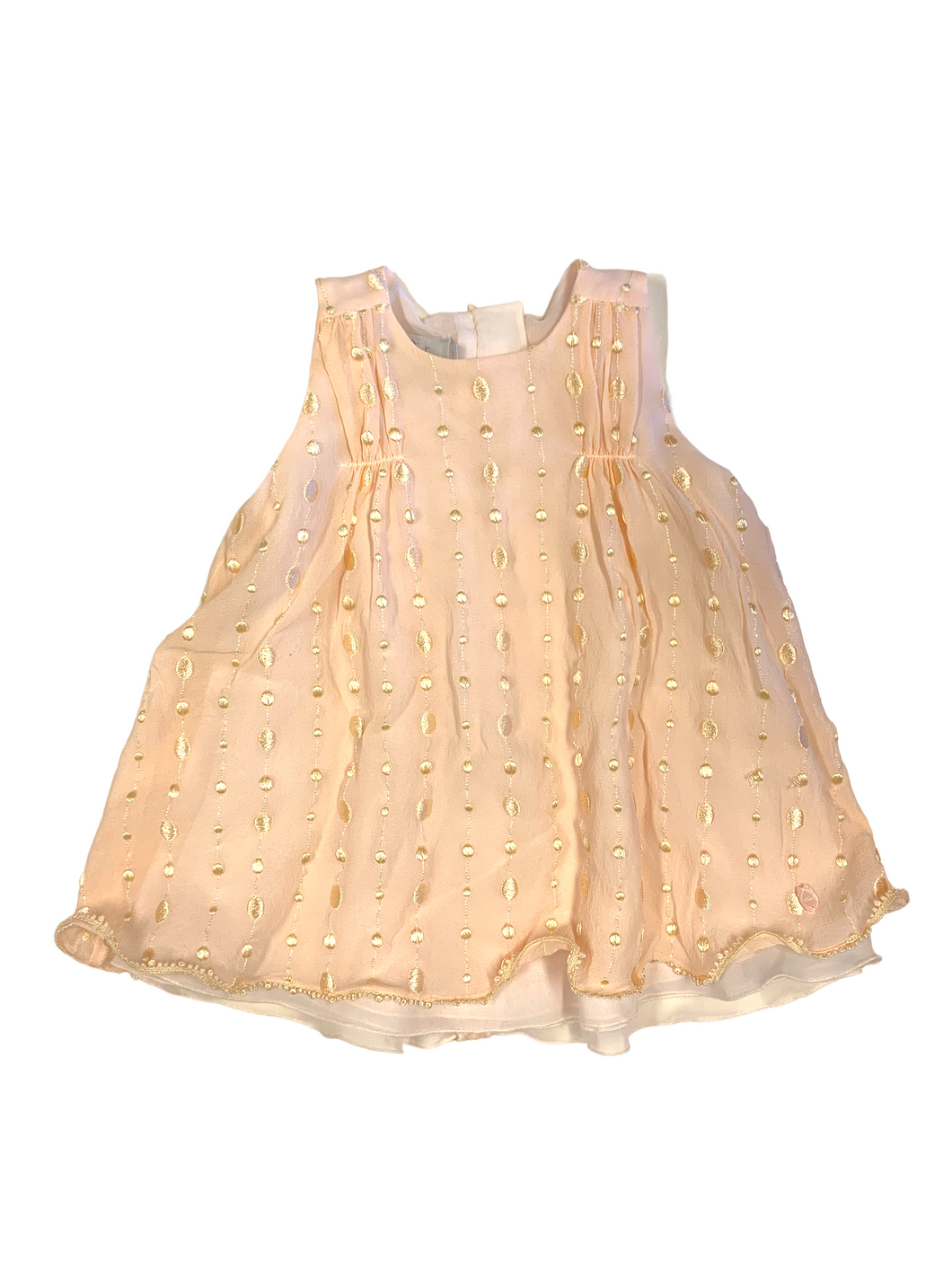 Ljusrosa tyllklänning Baby Dior