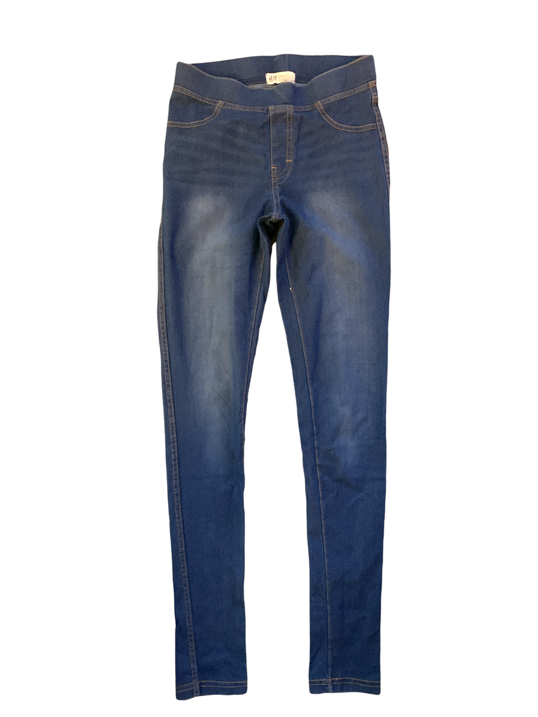 Blå jeans leggings H&M 158