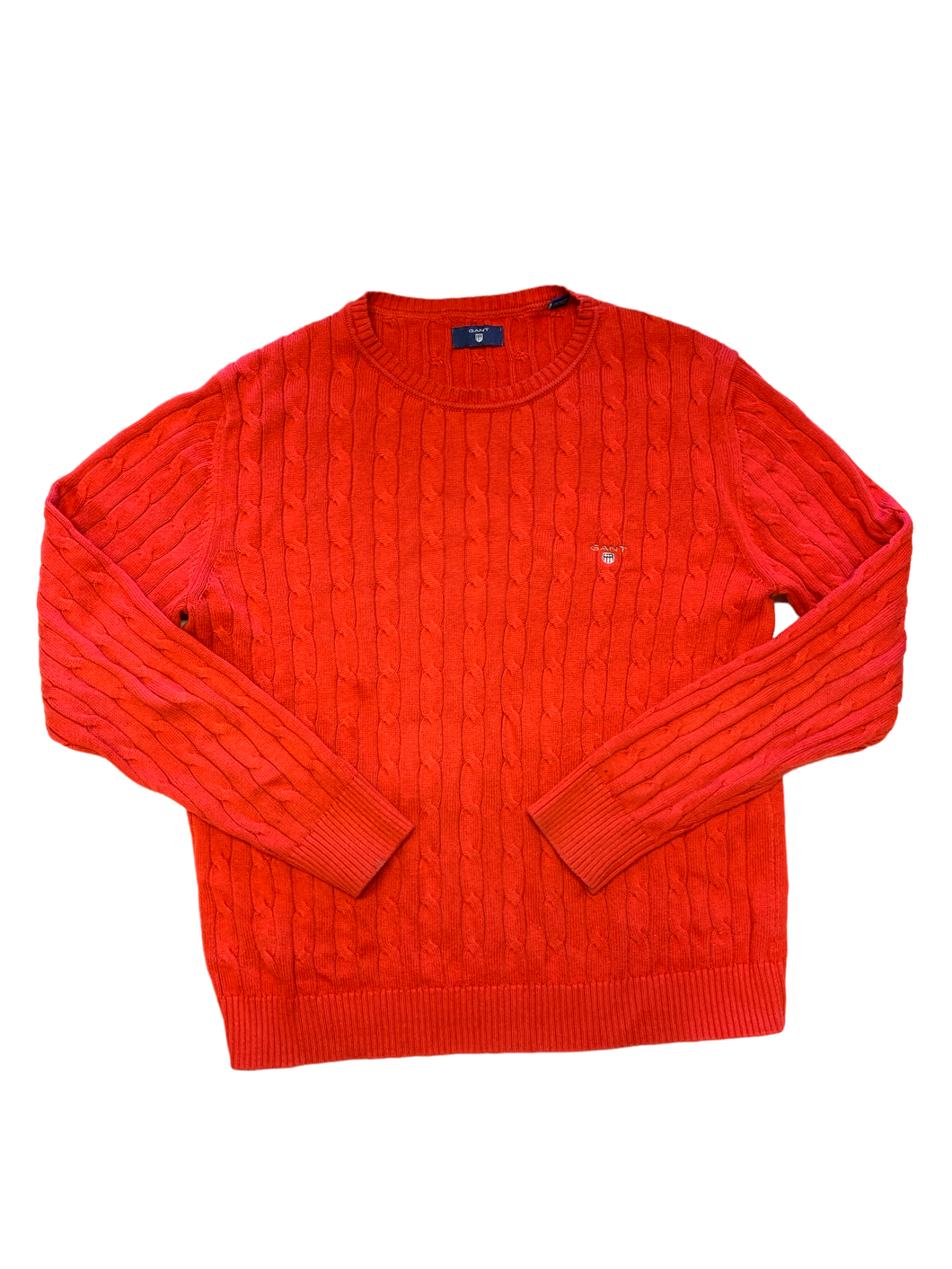 Röd stickad tröja Gant 158/164